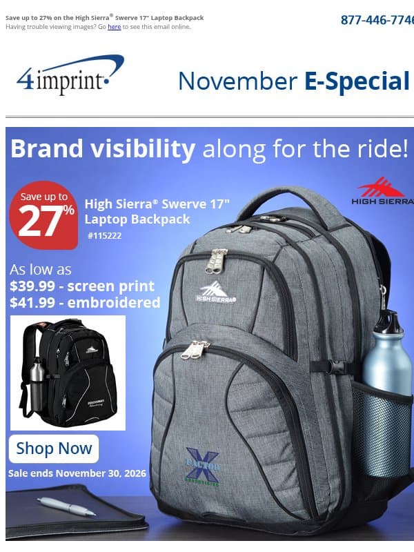 E-Special: Give the gift that's in for the long haul! email from 4imprint