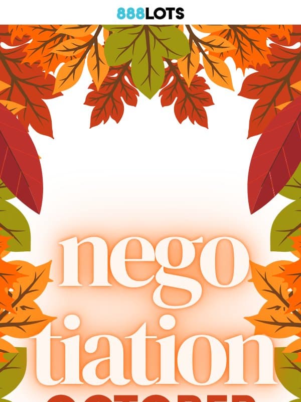 NEGOTIAITION (FALLing October) SALE - 5 pcs & up. Name Your Price on High Quality Brands at already Best Wholesale Prices. email from 888 Lots