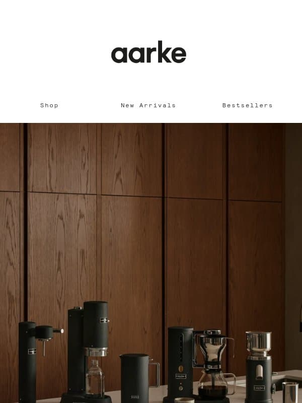 One finish. The whole range. email from Aarke