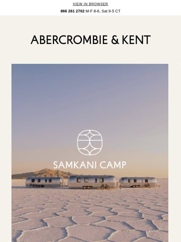 Introducing a new way to experience Bolivia email from Abercrombie & Kent