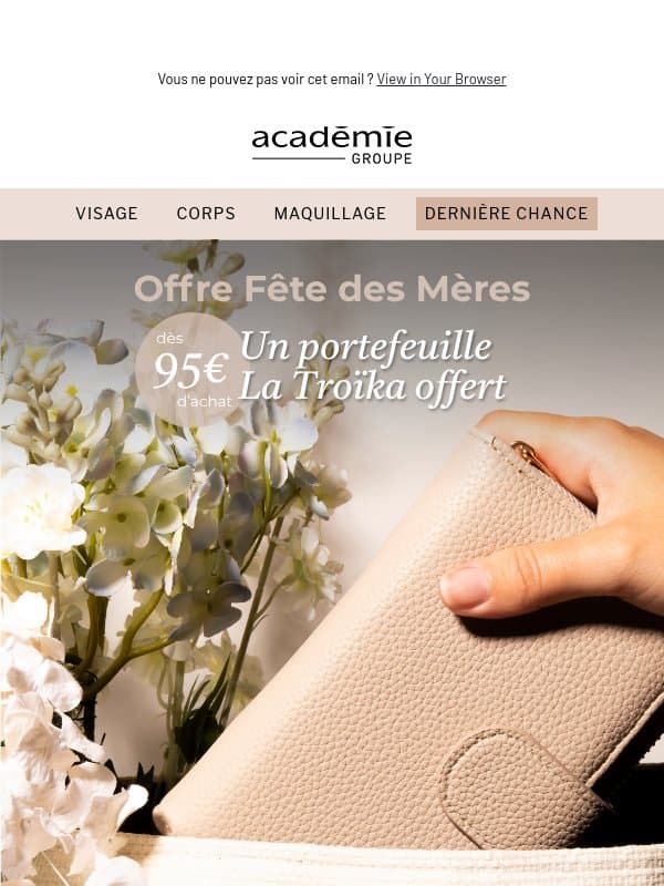 Ne ratez pas votre surprise ! 🎁 email from Académie Scientifique de Beauté