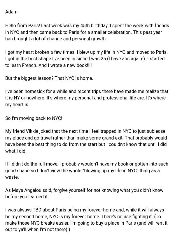 Nomadic Matt's Travel Tuesday: Birthday Edition email from "adam" <nomadic Matt