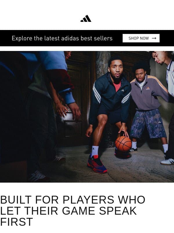 D.O.N. ISSUE #8 email from adidas
