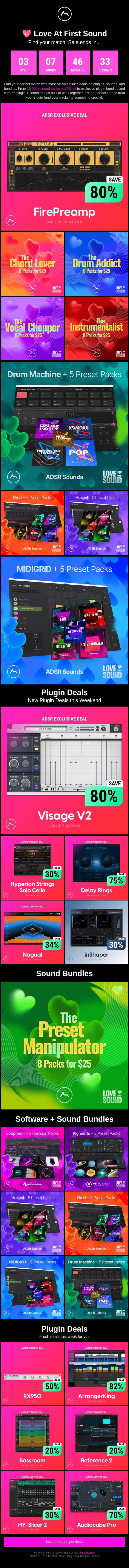 π FirePreamp β Automatic Gain Staging & Analog Preamp Plugin By:United Plugins email from ADSR Sounds screenshot