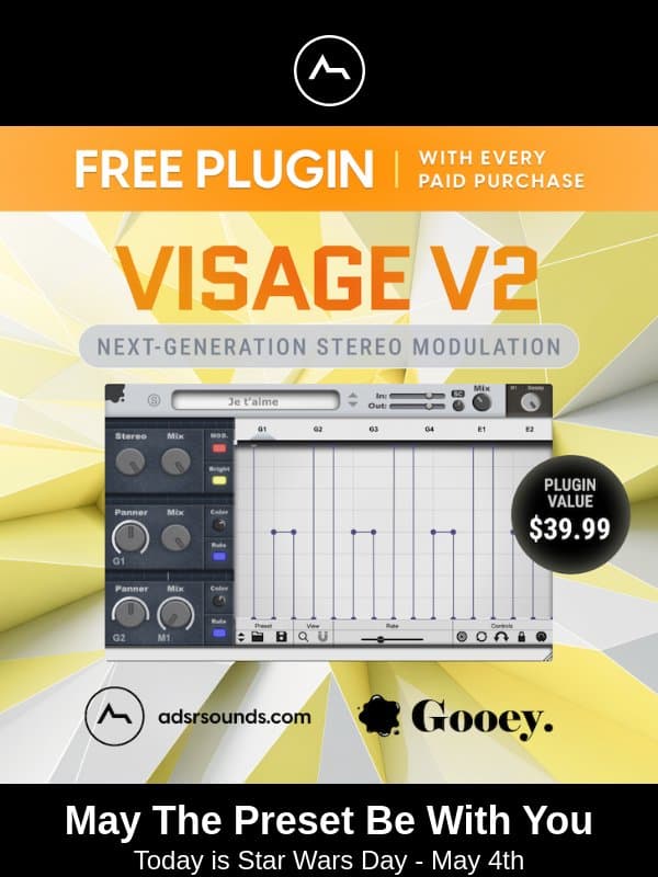 SERUM - 8 Packs for $20 + Up to 40% OFF Preset Packs β’ May the Presets Be With You email from ADSR Sounds