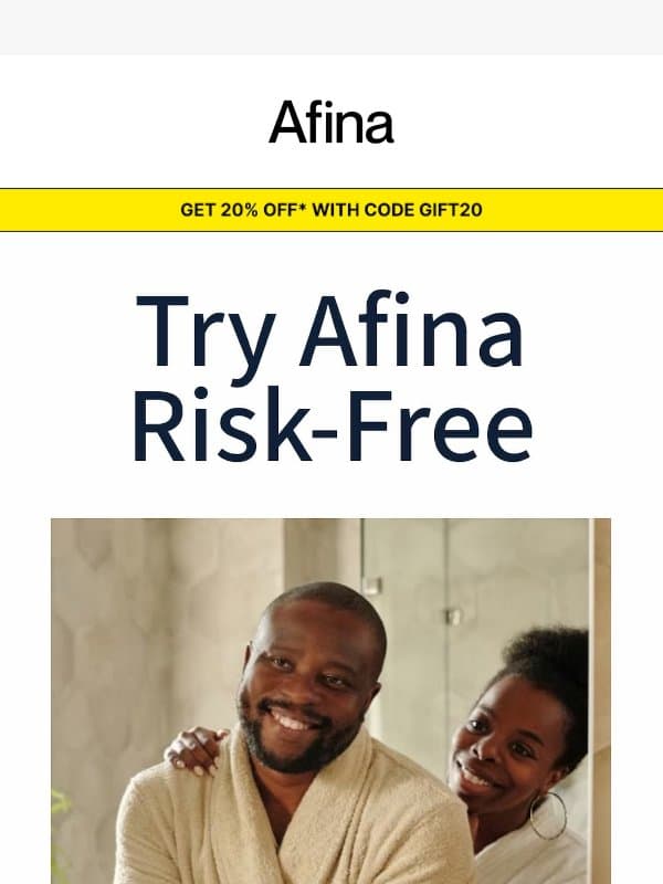 Expired. Almost, seriously... email from Afina