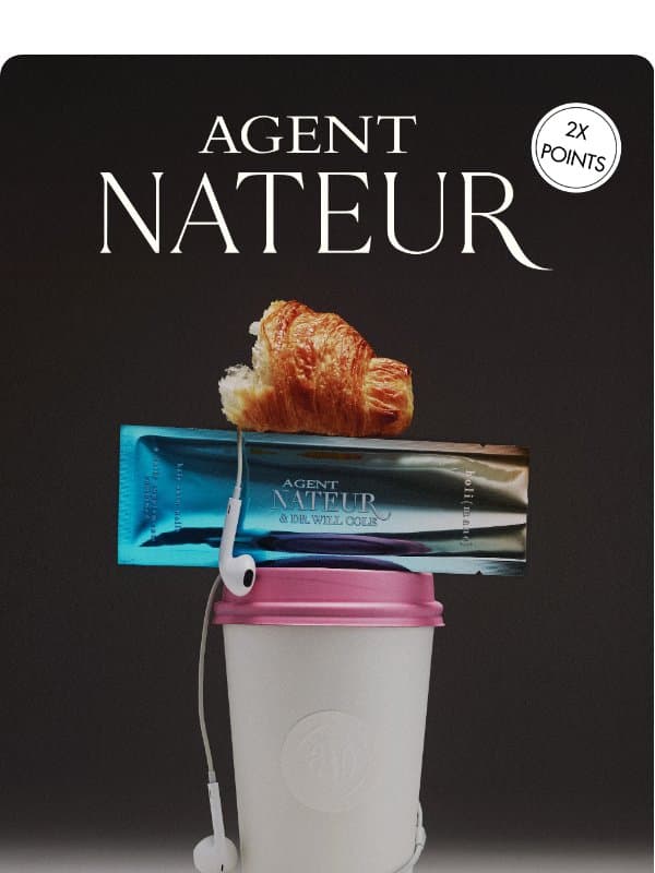 Your favorites, now with 2X points email from Agent Nateur