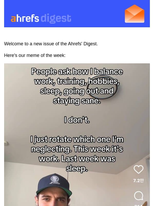 Ahrefs’ Digest #282: Free SEO tools strategy, and more email from Ahrefs