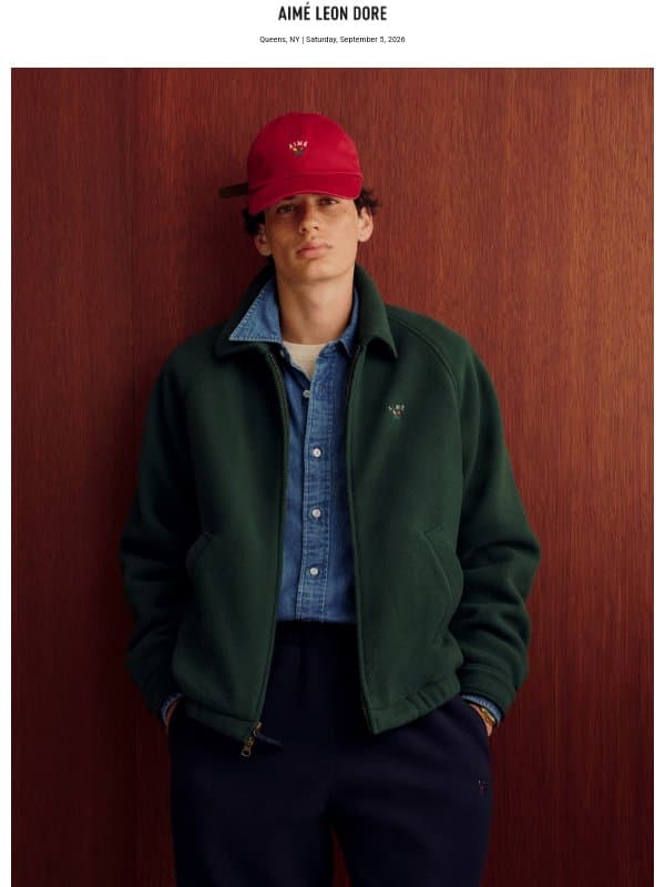NEW ARRIVALS: FALL / WINTER ‘26 UNIFORM email from Aime Leon Dore