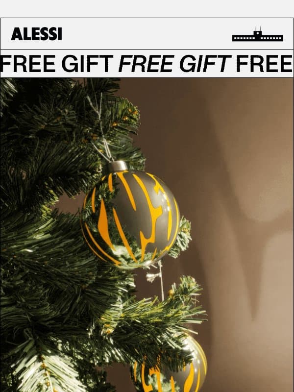 An Exclusive Alessi Christmas Bauble, Just for You email from Alessi