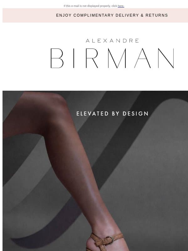 A Higher Perspective email from Alexandre Birman