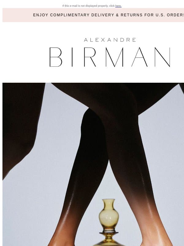 The Clarita Bell Slingback email from Alexandre Birman