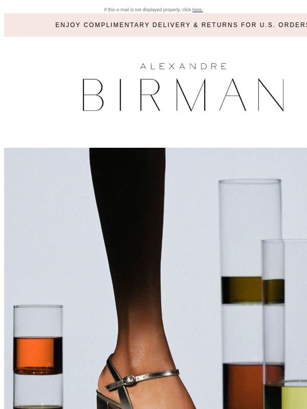 Introducing Amy email from Alexandre Birman