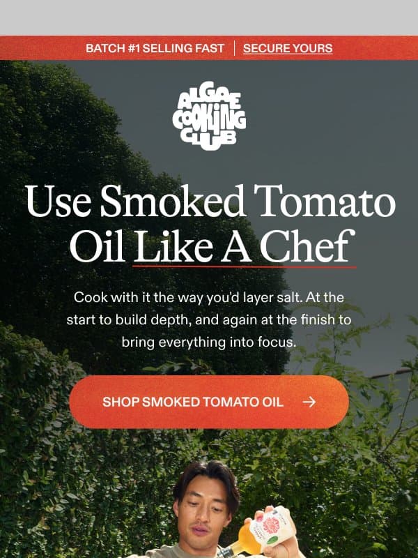 How To Cook With Smoked Tomato Oil email from Algae Cooking Club