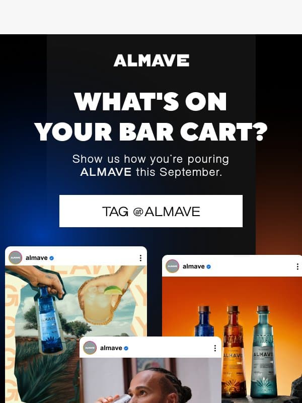 Show us how you pour Almave email from Almave