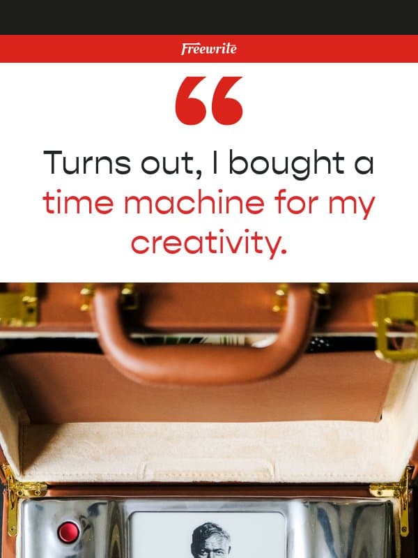 "I thought I was buying a writing tool..." email from AlphaSmart