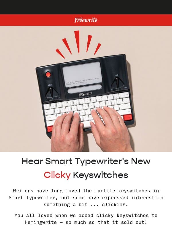 What's that sound? π email from AlphaSmart