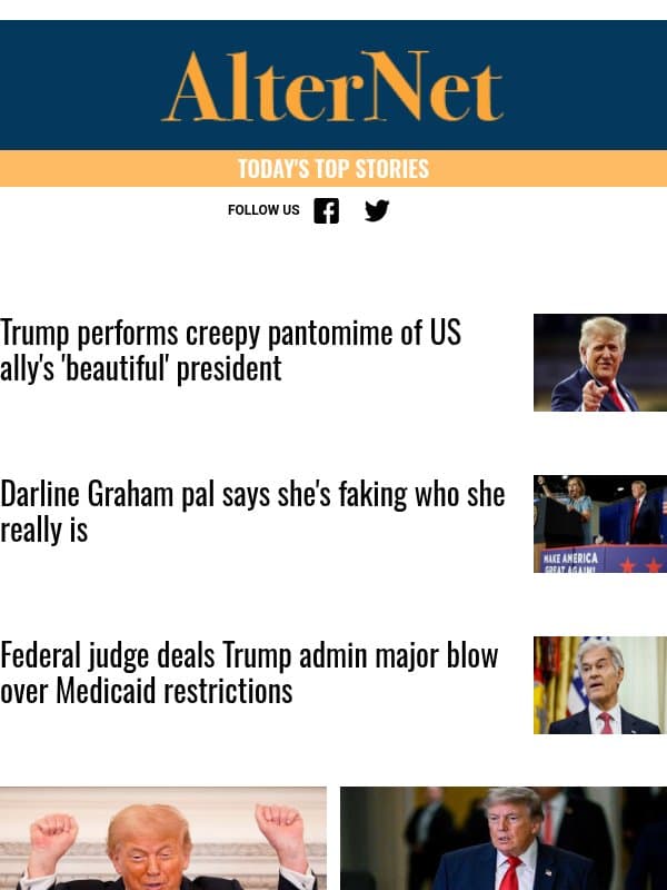 Leak: Trump personally directing plot to challenge election results email from AlterNet