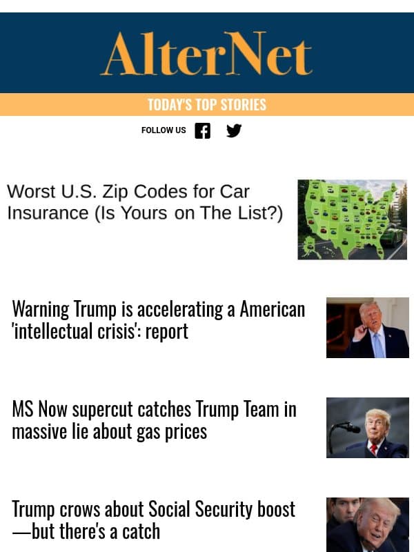 Trumpworld erupts with 'MAGA blood feud' over missing money email from AlterNet