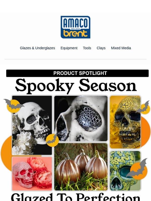 Spooky season, glazed to perfection 👻 email from AMACO