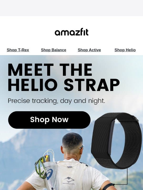 3 Reasons to Get the Helio Strap email from Amazfit