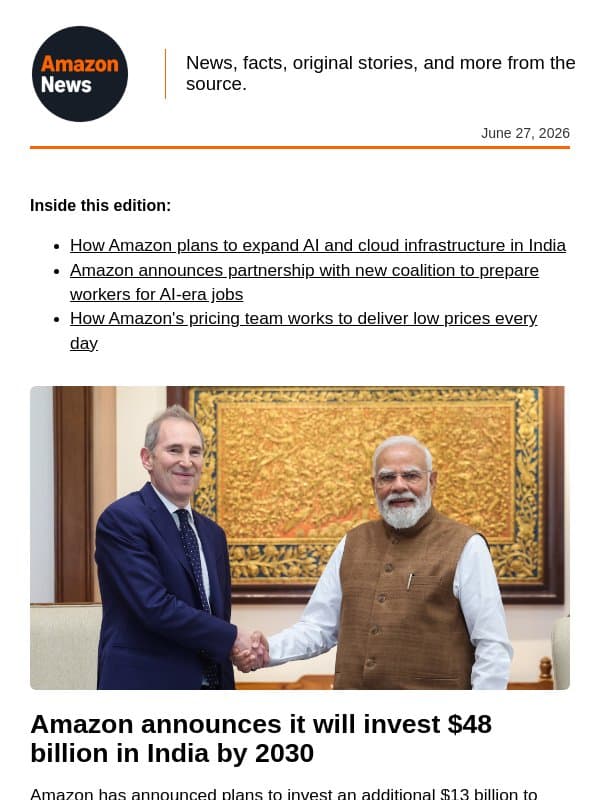 Amazon CEO Andy Jassy reveals $48 billion India investment email from Amazon