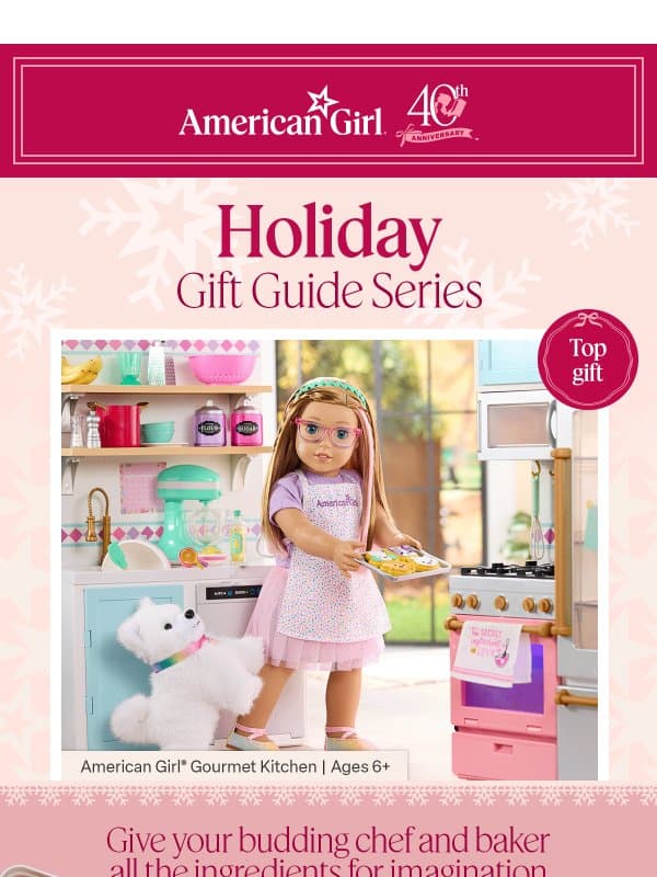 Find gourmet gifts for your food fan 👩🍳 email from American Girl