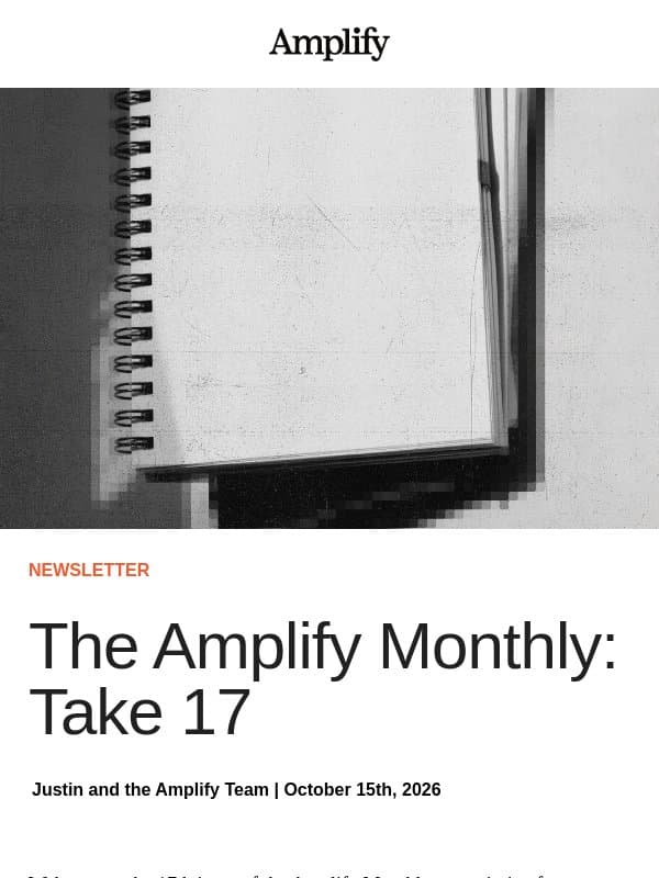 Amplify Monthly #17: Modal's Series D, DOOM ported to SQL, and more email from Amplify Partners