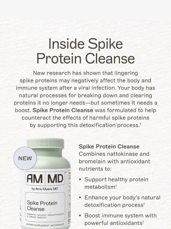 Spike Proteins: What you need to know ➡️ email from Amy Myers MD