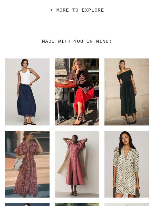 24hrs early: extra 50% off sale email from Anthropologie