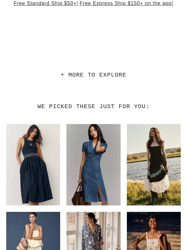 your fall capsule wardrobe is ready email from Anthropologie