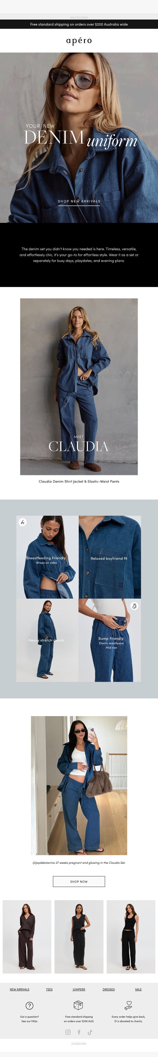 Claudia is that girl email from Apéro Label screenshot