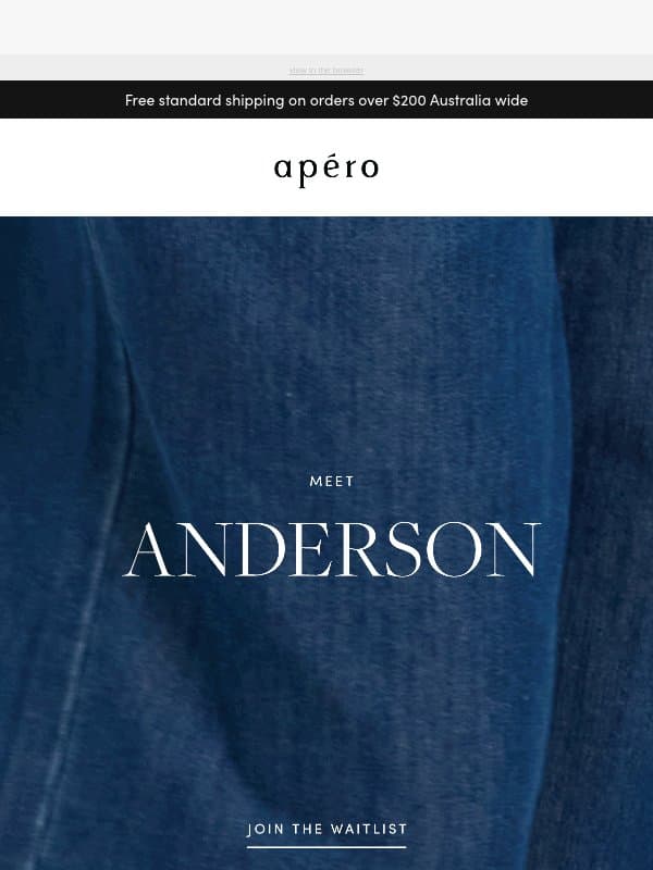 The Jeans that took two years to make email from Apéro Label
