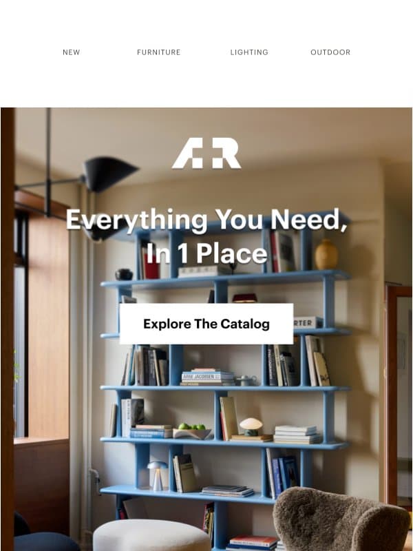 A+R Is Your One-Stop Shop email from A+R Store