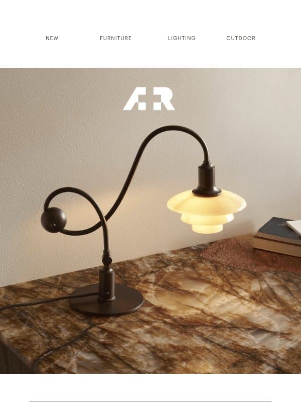 New Arrivals At A+R email from A+R Store