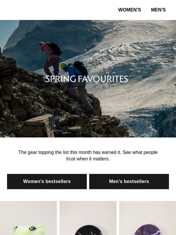 March favourites: kit staples you need email from Arc'teryx