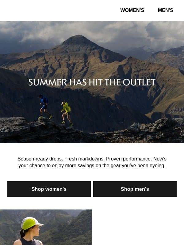 Outlet update: new gear just dropped email from Arc'teryx LEAF