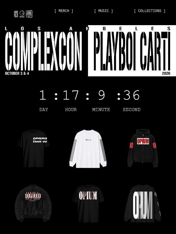 Shop the new merch available exclusively for ComplexCon email from Ari Lennox
