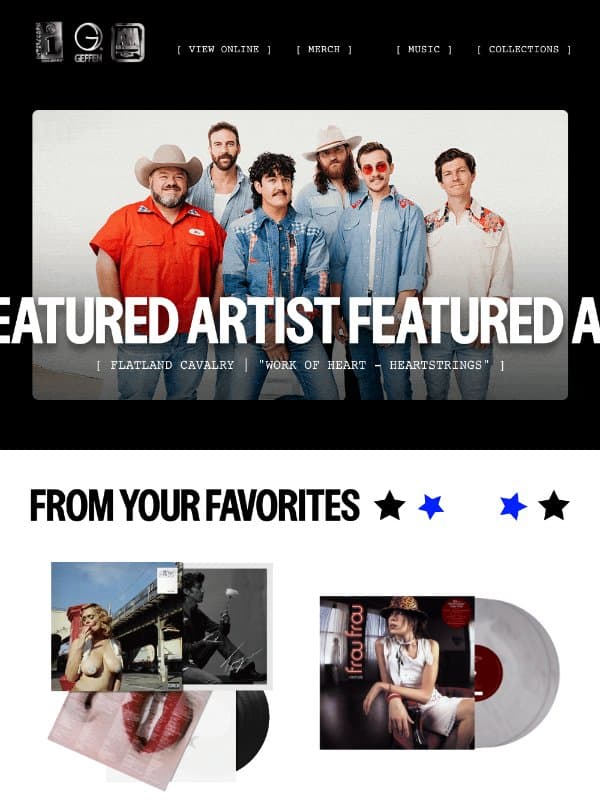 Flatland Cavalry, Emma Ogier, Ricardo Arjona, Cigarettes @ Sunset email from Ari Lennox