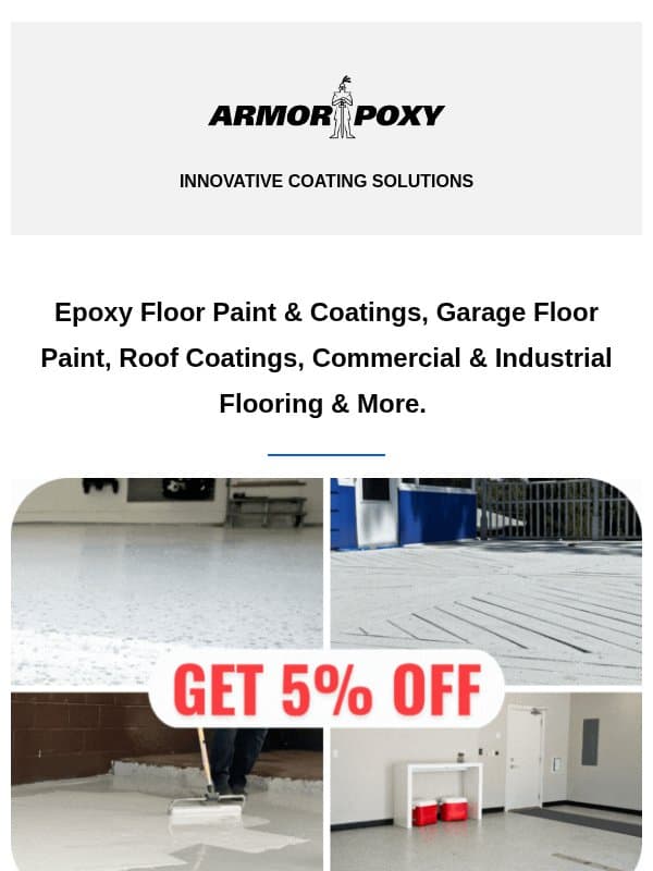 Exclusive Discount Inside - Discover the latest at ArmorPoxy! 🆕 email from ArmorPoxy