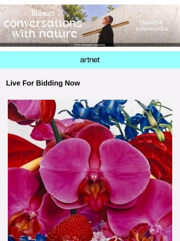Live Now: Quinn, Walker, McGee & More email from Artnet
