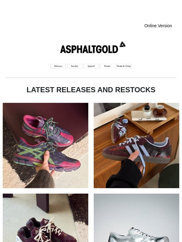 🚨Check out what you missed! email from Asphaltgold