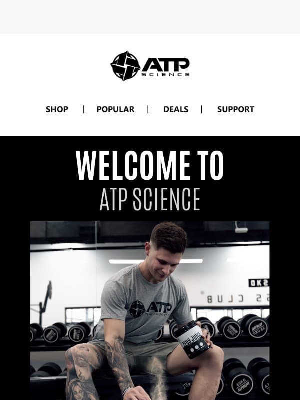 Hey There! Thank You For Joining Usđź’Ş email from ATP Science