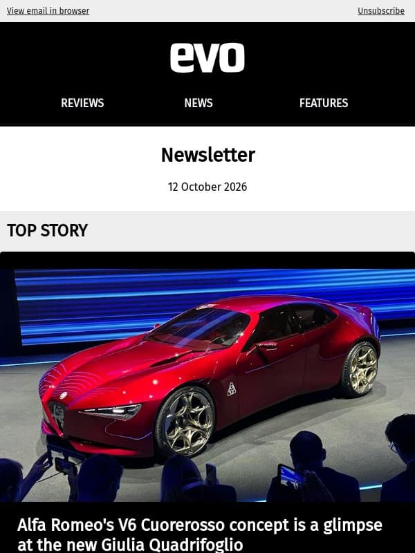 Alfa Romeo's V6 Cuorerosso is a glimpse at the next Giulia QV email from Auto Express