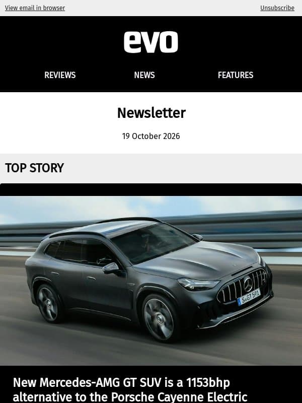 Mercedes-AMG takes on the Porsche Cayenne Electric email from Auto Express
