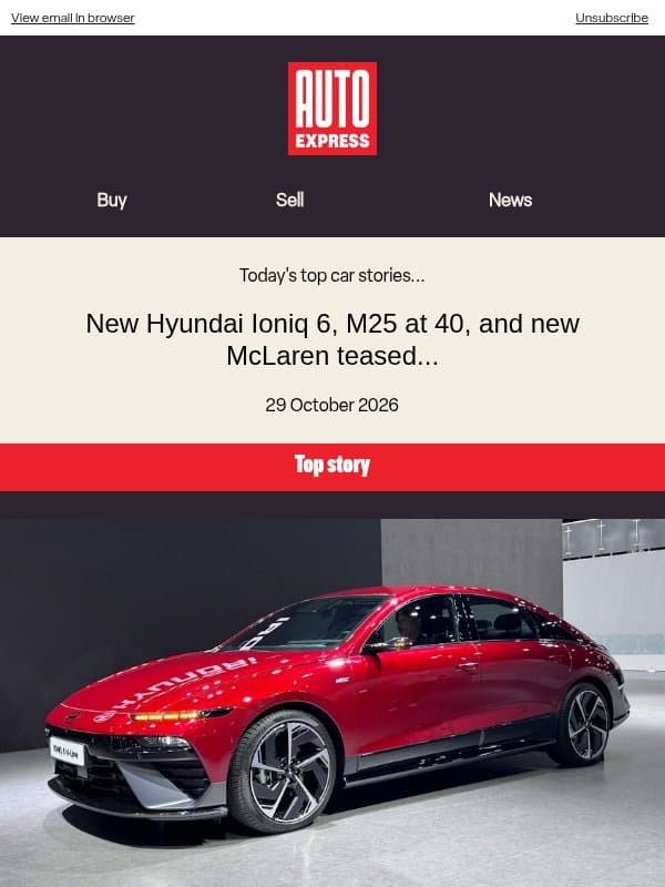 Hyundai undercuts Tesla email from Auto Express