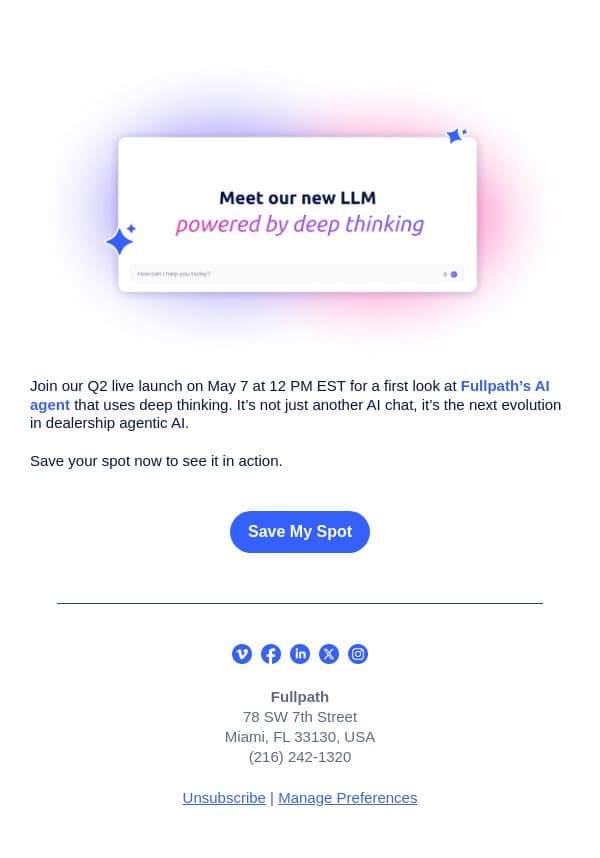 Can your AI agents do THIS? email from AutoLeadStar screenshot