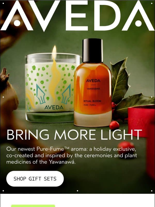 The Yawanawá inspired this limited-edition aroma email from Aveda