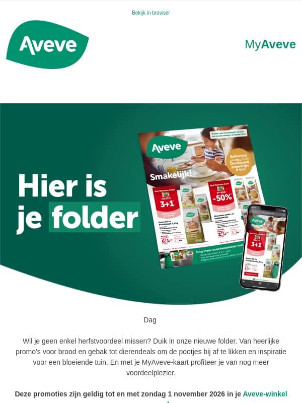 De beste deals uit de folder ✅ email from Aveve