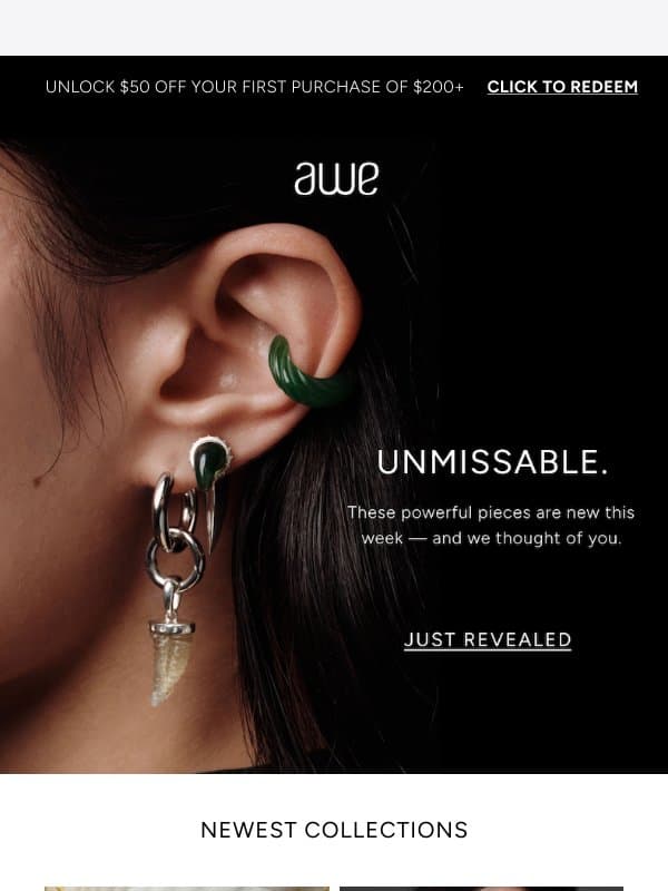 New in the house of Awe email from Awe Inspired